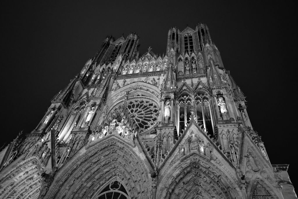 La Cathédrale de nuit, Reims
